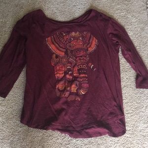 Lucky brand long sleeve cotton tee